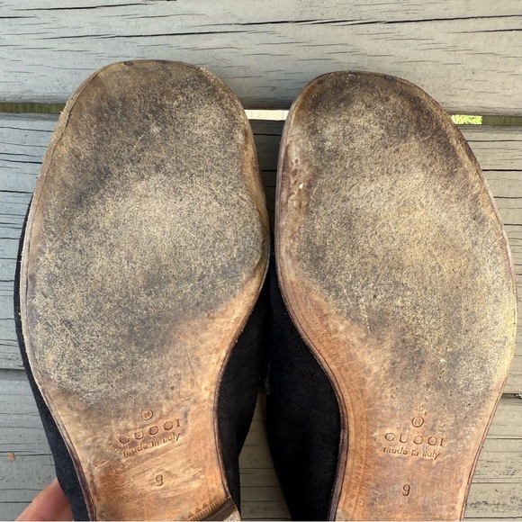 Gucci Horsebit 1953 loafers in black suede size 9 - Picture 15 of 16